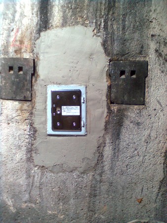 tepelně izolovaný čistící otvor po zazdění